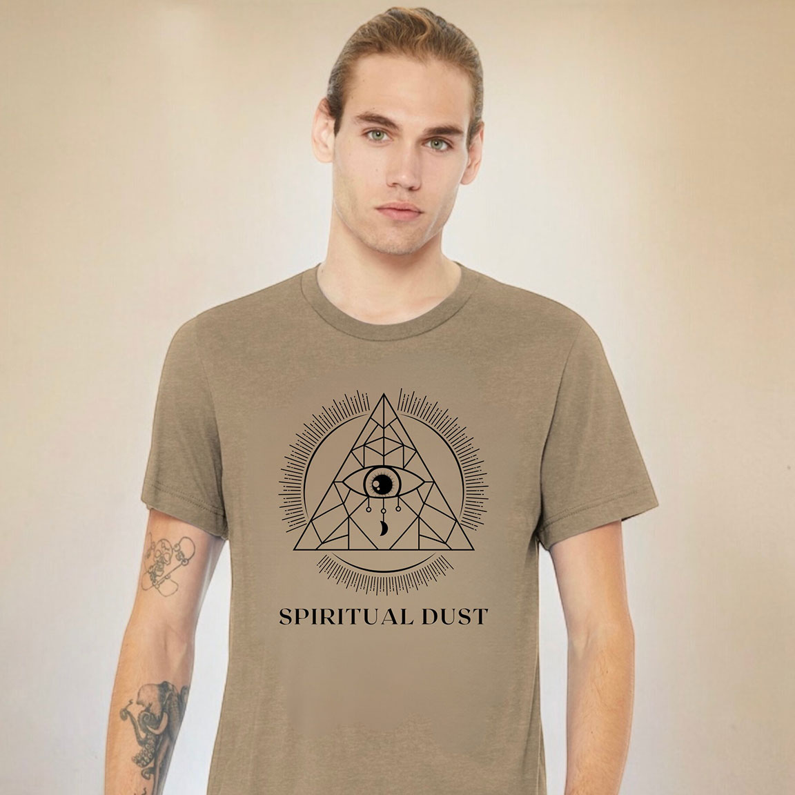 Spiritual Dust Logo Tee, Unisex/Mens