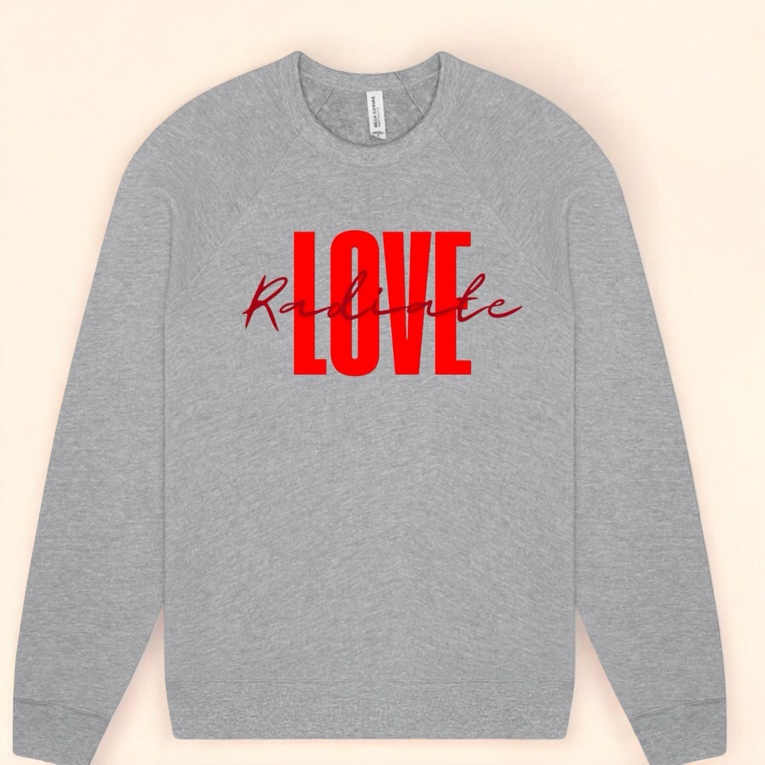 Spiritual Dust Radiate Love Crewneck, Unisex